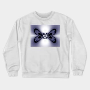 Twin Butterfly Design Crewneck Sweatshirt